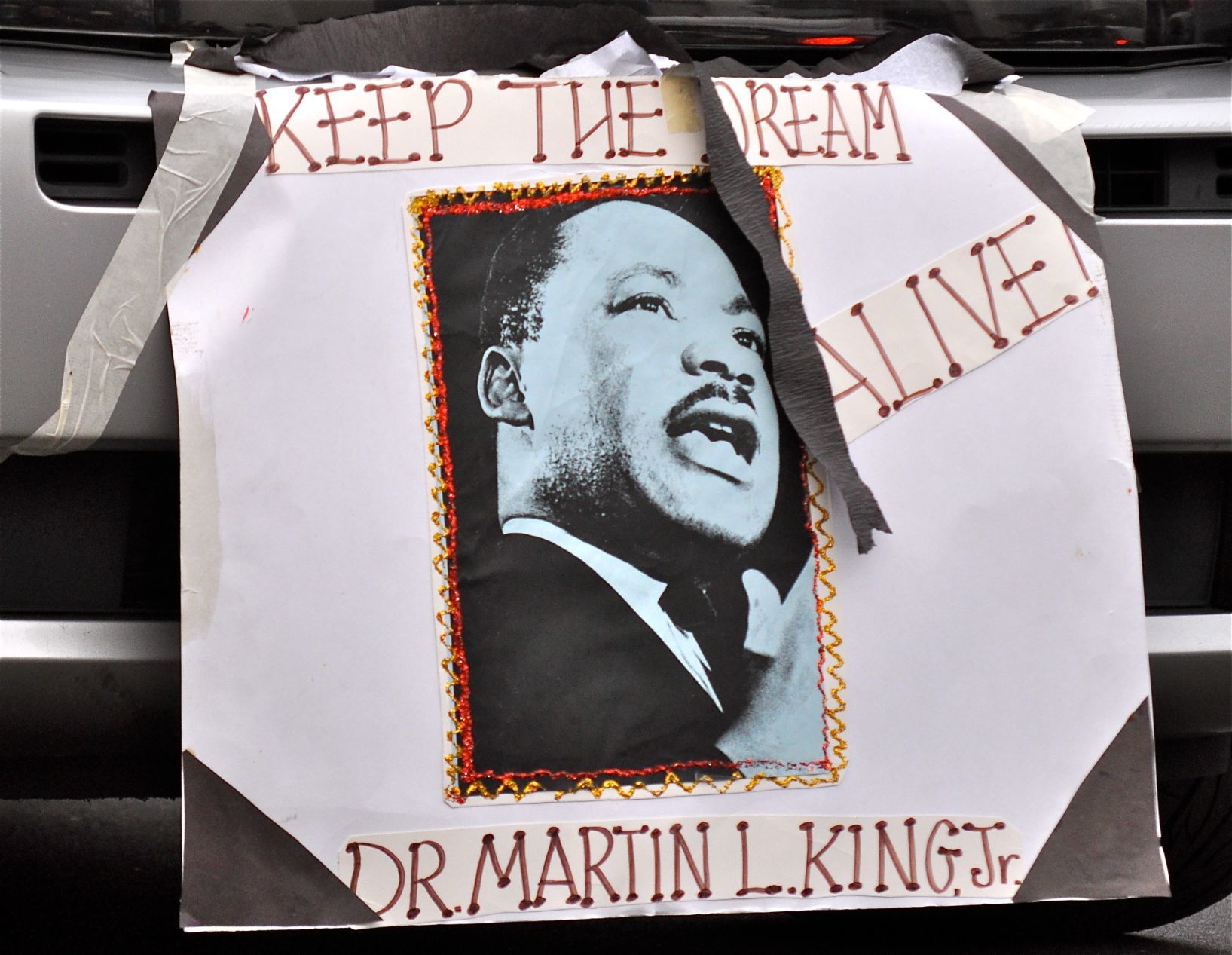 Keep the Dream Alive MLK parade poster David Quick